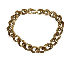 Women’s Vintage St John Gold Linked Necklace